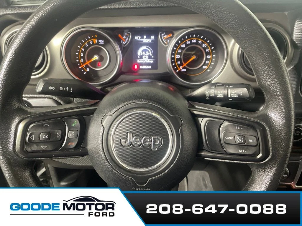 Certified Used 2018 Black Clearcoat Jeep Unlimited Sport image 14