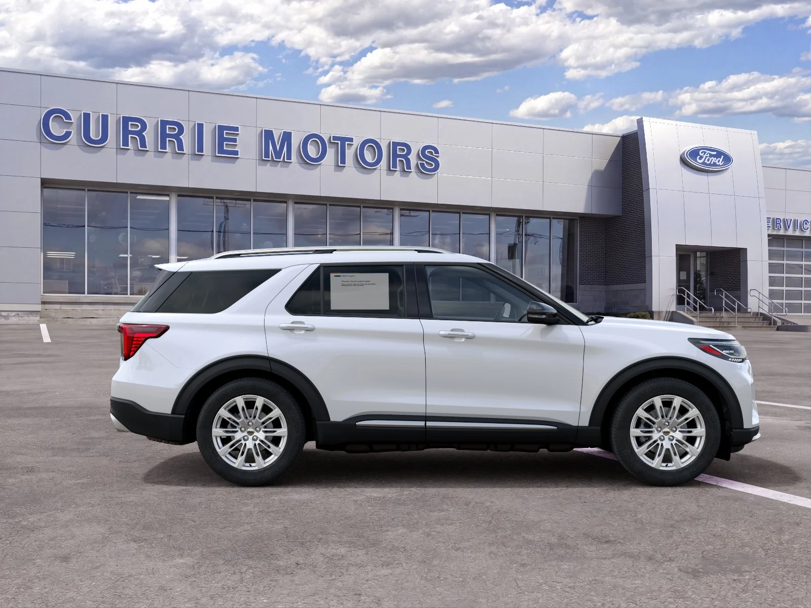 New 2027 Star White Metallic Tri-Coat Ford Platinum image 28