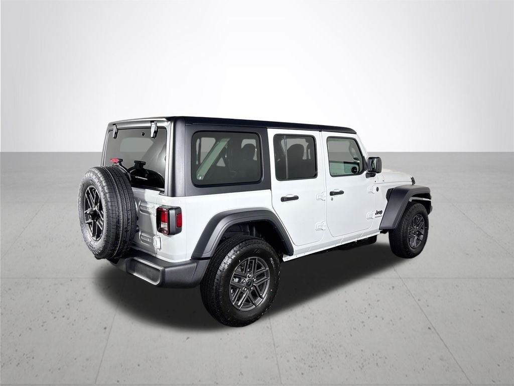 New 2026 Bright White Clear-Coat Exterior Paint Jeep Sport S image 6