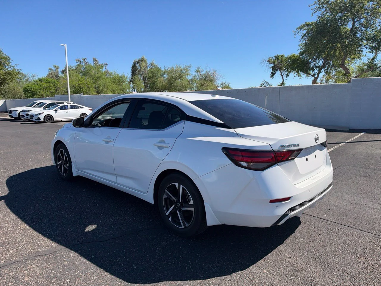 Used 2024 Aspen White Tricoat Nissan SV image 6