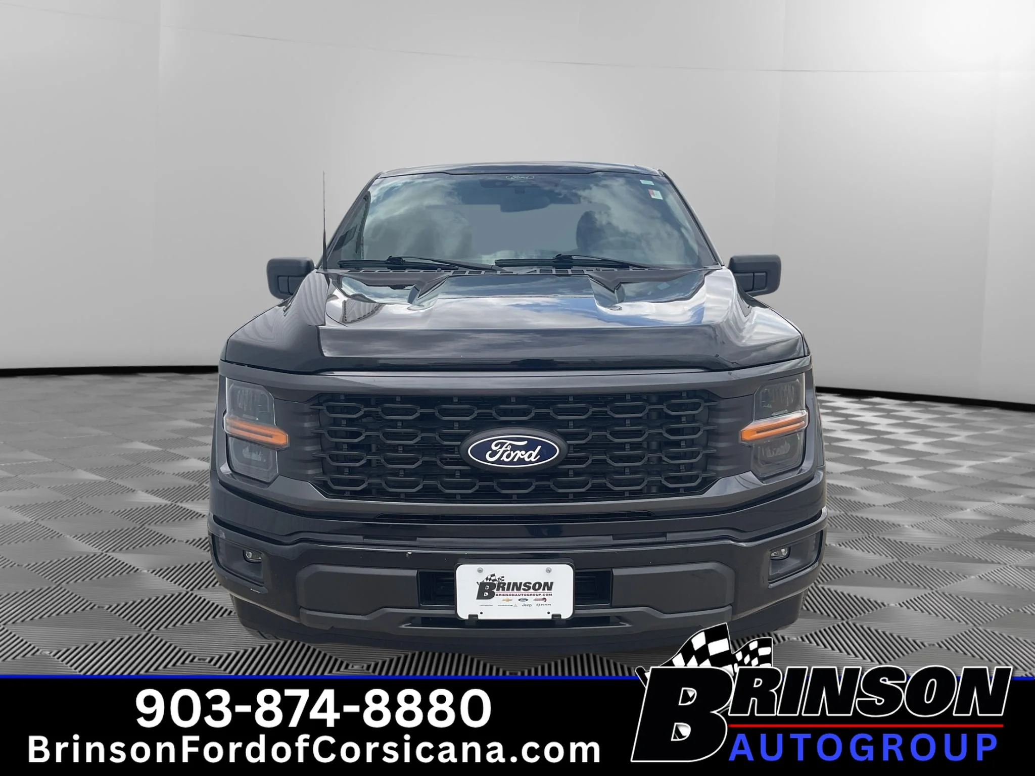 Used 2024 Agate Black Metallic Ford STX image 2