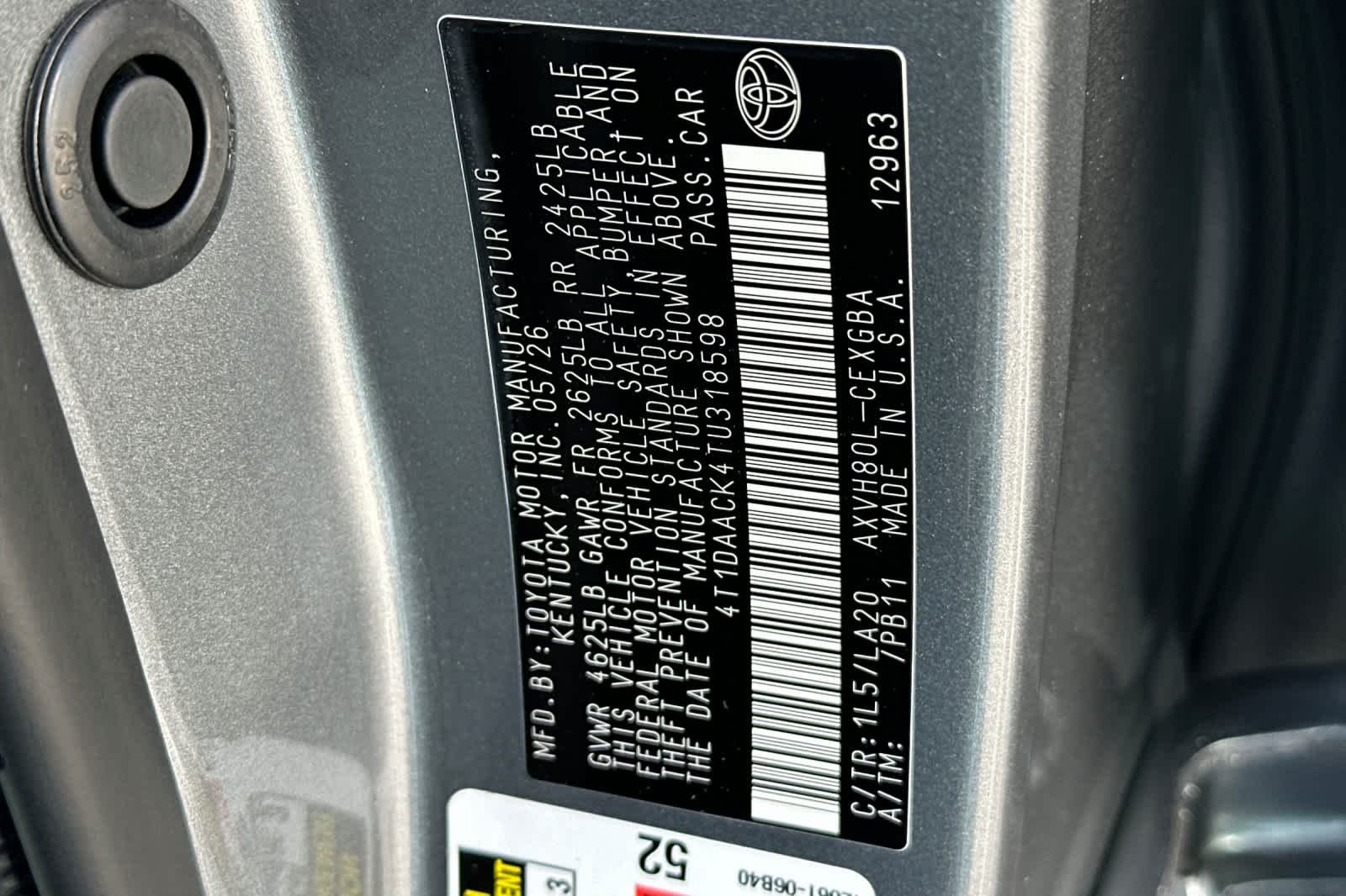 New 2026 Heavy Metal <sup>1</sup> Toyota  XLE image 25
