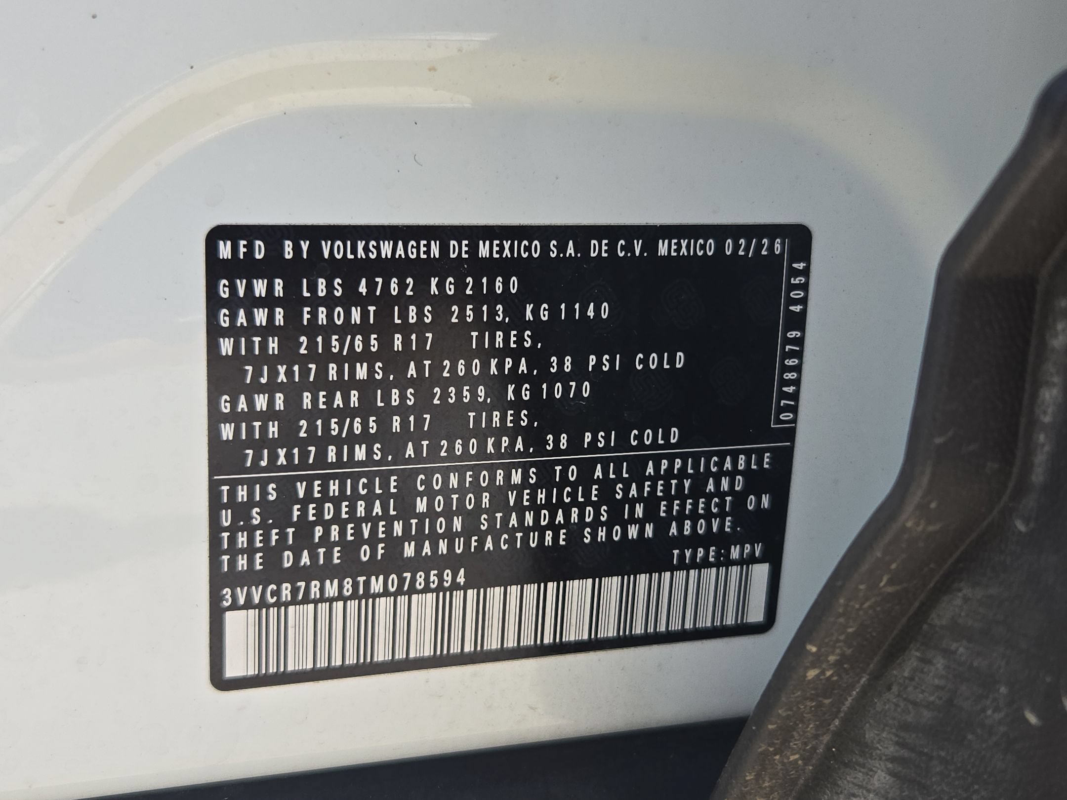 Certified Used 2026 White Volkswagen S image 25