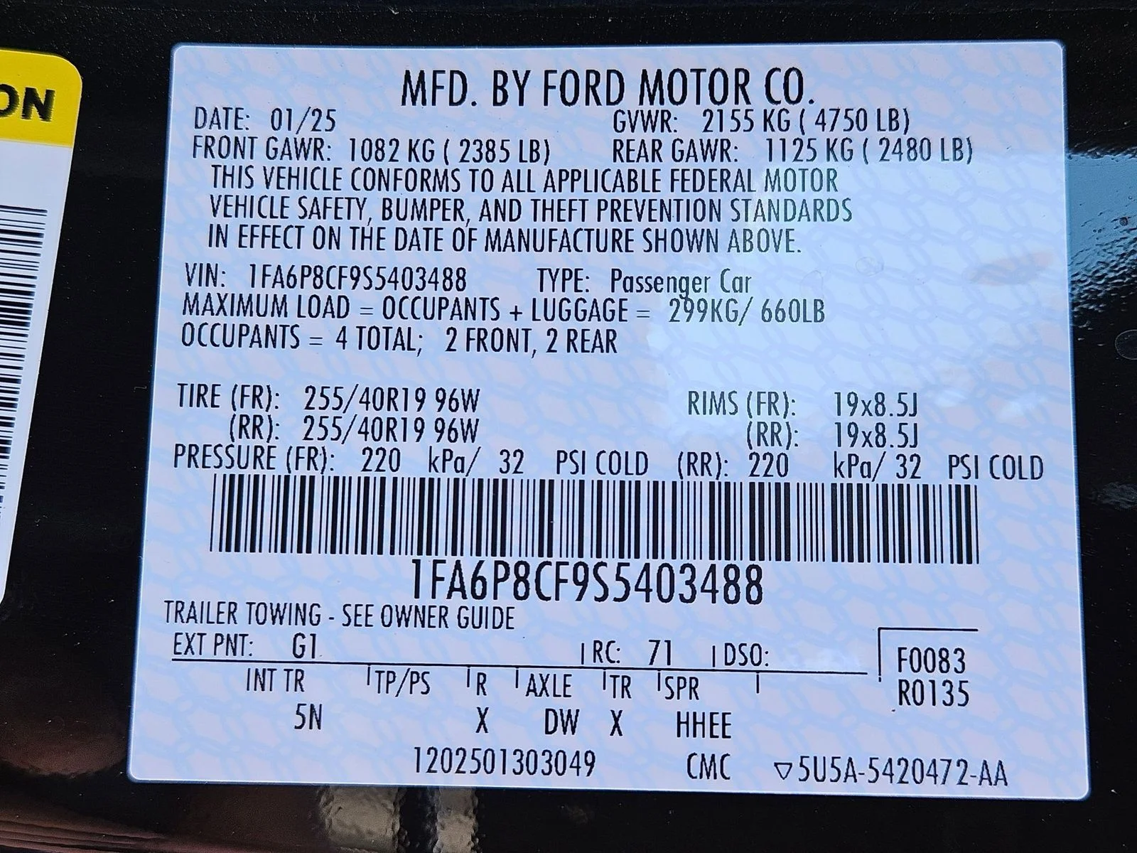 2025 Ford Mustang GT Premium Fastback - Photo 22