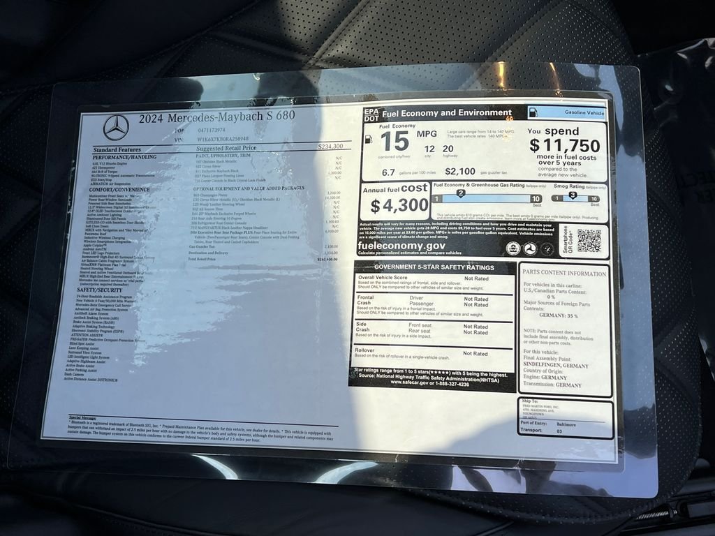 Certified Used 2024 Silver Mercedes-Benz Maybach S 680 image 46