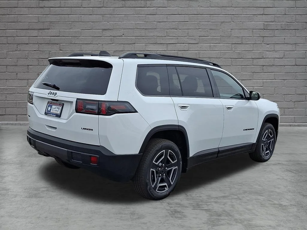 New 2026 Bright White Clearcoat Jeep Laredo image 8
