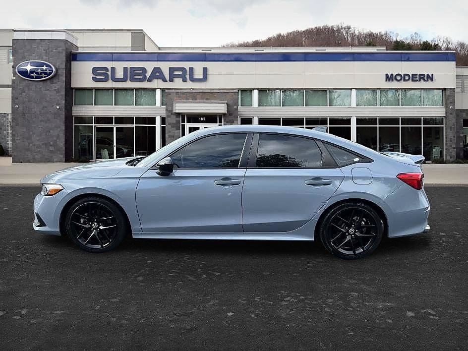 Used 2023 Aegean Blue Metallic Honda Si image 7