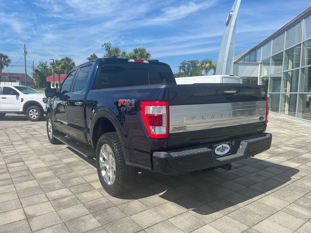 Used 2023 Blue Metallic Ford Platinum image 4