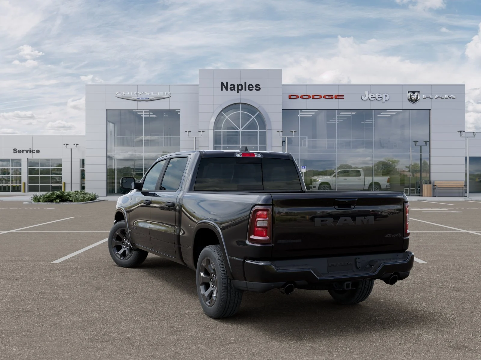 New 2026 Diamond Black Crystal Pearl-Coat Exterior Paint RAM Big Horn image 29