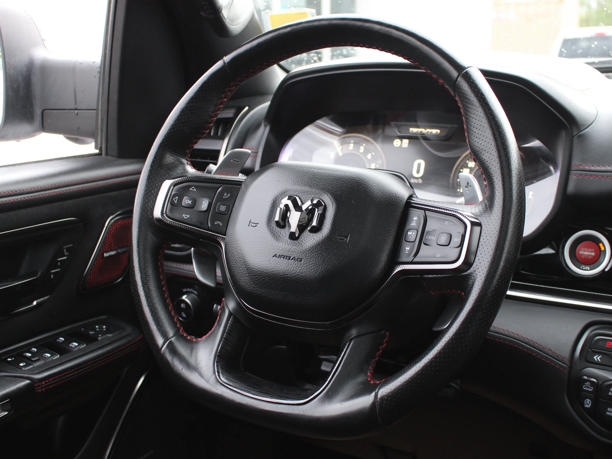 Certified Used 2025 White RAM RHO | Twin-Turbo 540 2.5 LIFT ON 37 TIRES  | Head-Up Display | Bedliner image 6