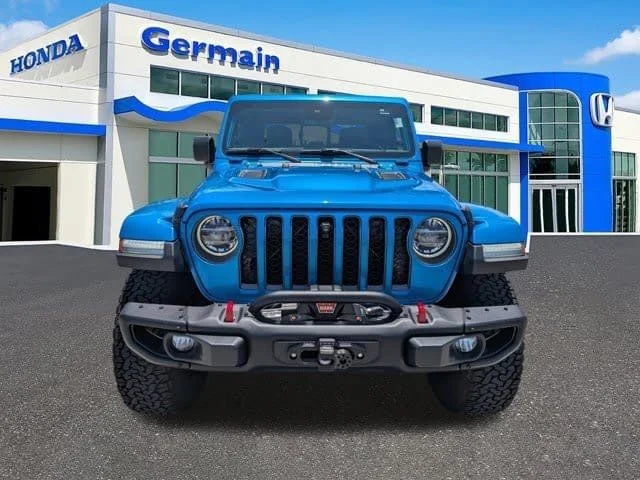 Used 2020 Hydro Blue Pearlcoat Jeep Rubicon image 9