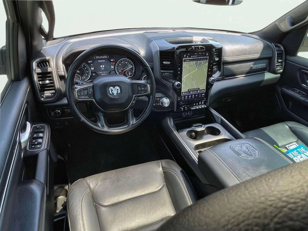 Used 2021 Bright White Clearcoat Ram Sport image 33