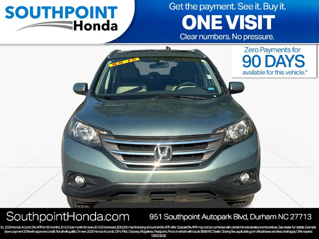 Used 2012 Opal Sage Metallic Honda EX image 2