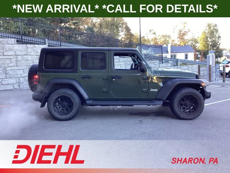 Used 2021 Green Jeep Unlimited Sport S image 8