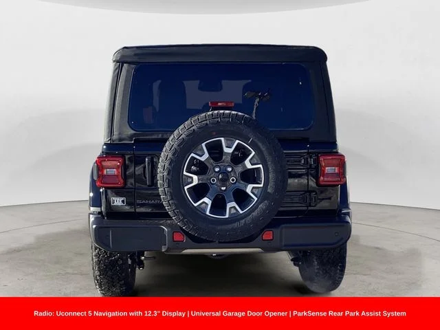 New 2026 Black Clearcoat Jeep 4-DOOR SAHARA image 5