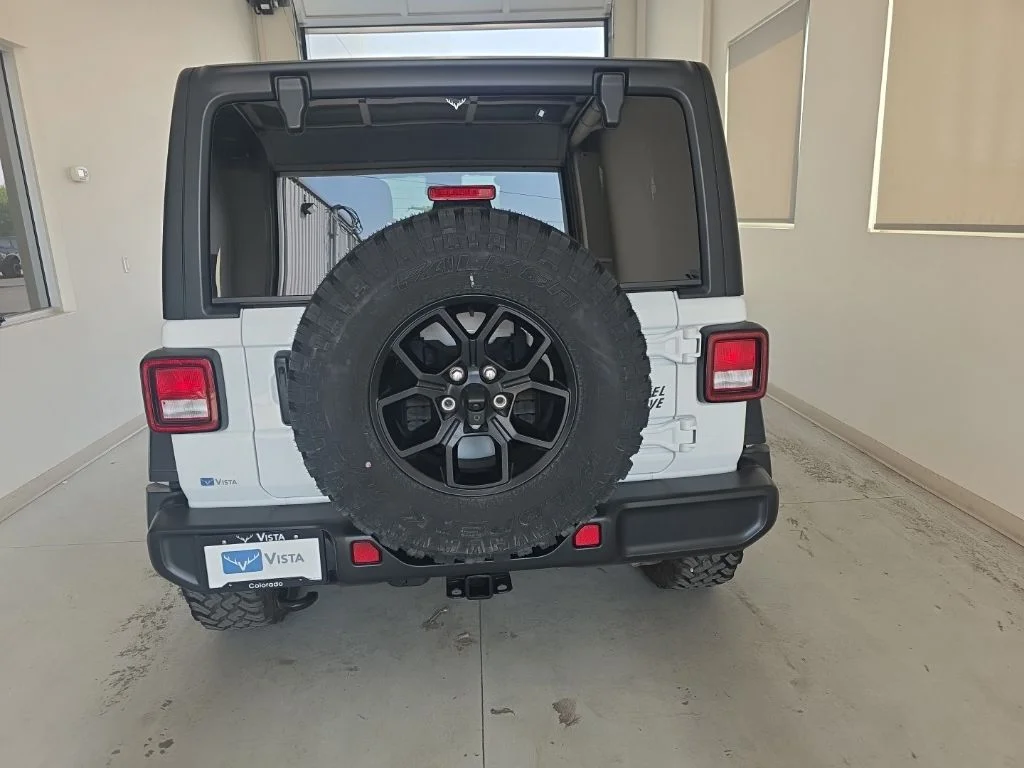 Used 2024 Bright White Clearcoat Jeep Willys image 8