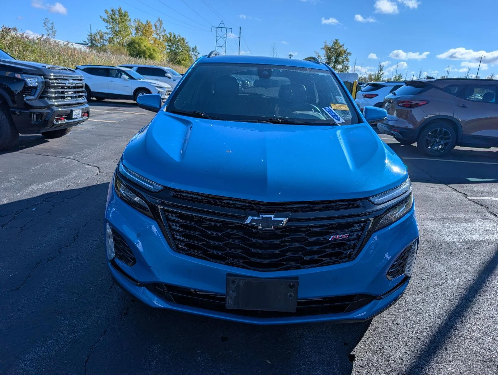 Used 2024 Riptide Blue Metallic Chevrolet RS image 2