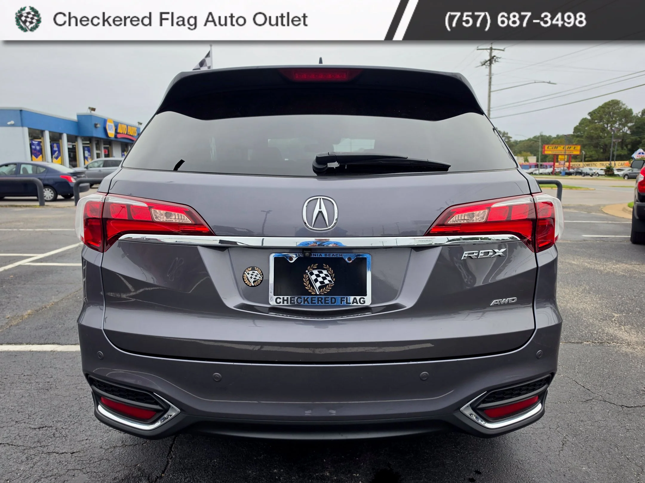 Used 2017 Modern Steel Metallic Acura Advance Package image 4
