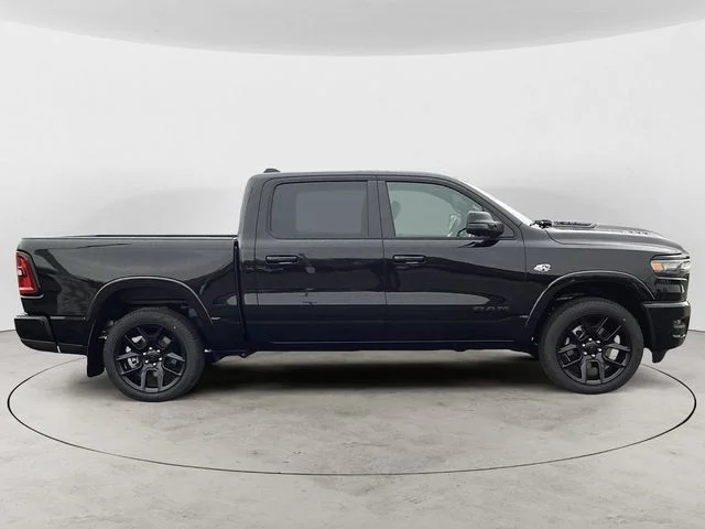 New 2026 Diamond Black Crystal Pearlcoat Ram LARAMIE CREW CAB 4X4 5