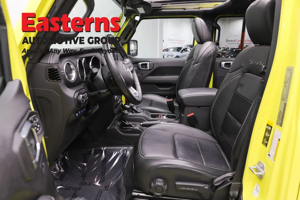 Used 2022 Yellow Jeep Unlimited Sahara 4xe image 14