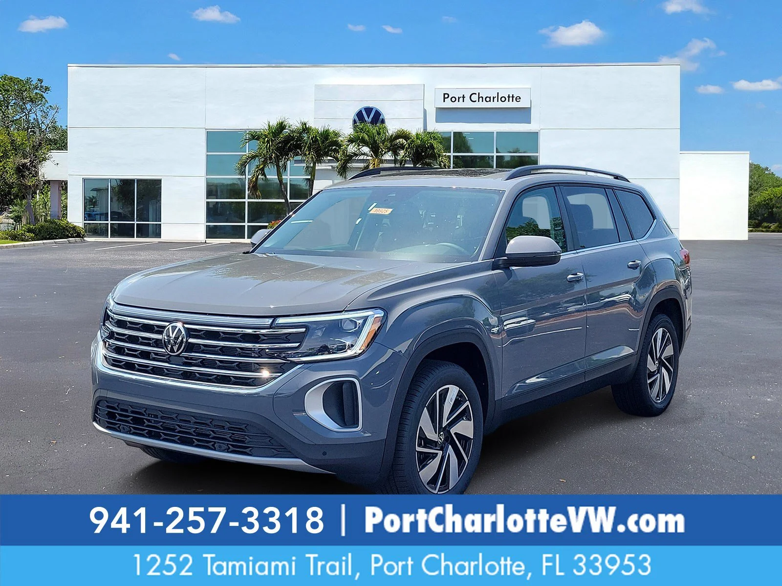 New 2026 Gray Volkswagen SE w/Technology image 1