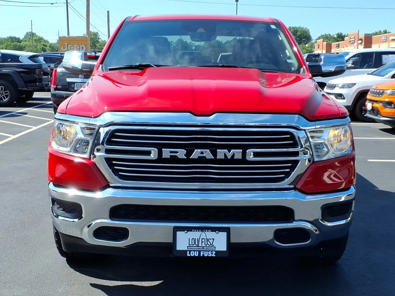 Used 2024 Flame Red Clearcoat Ram Laramie image 33