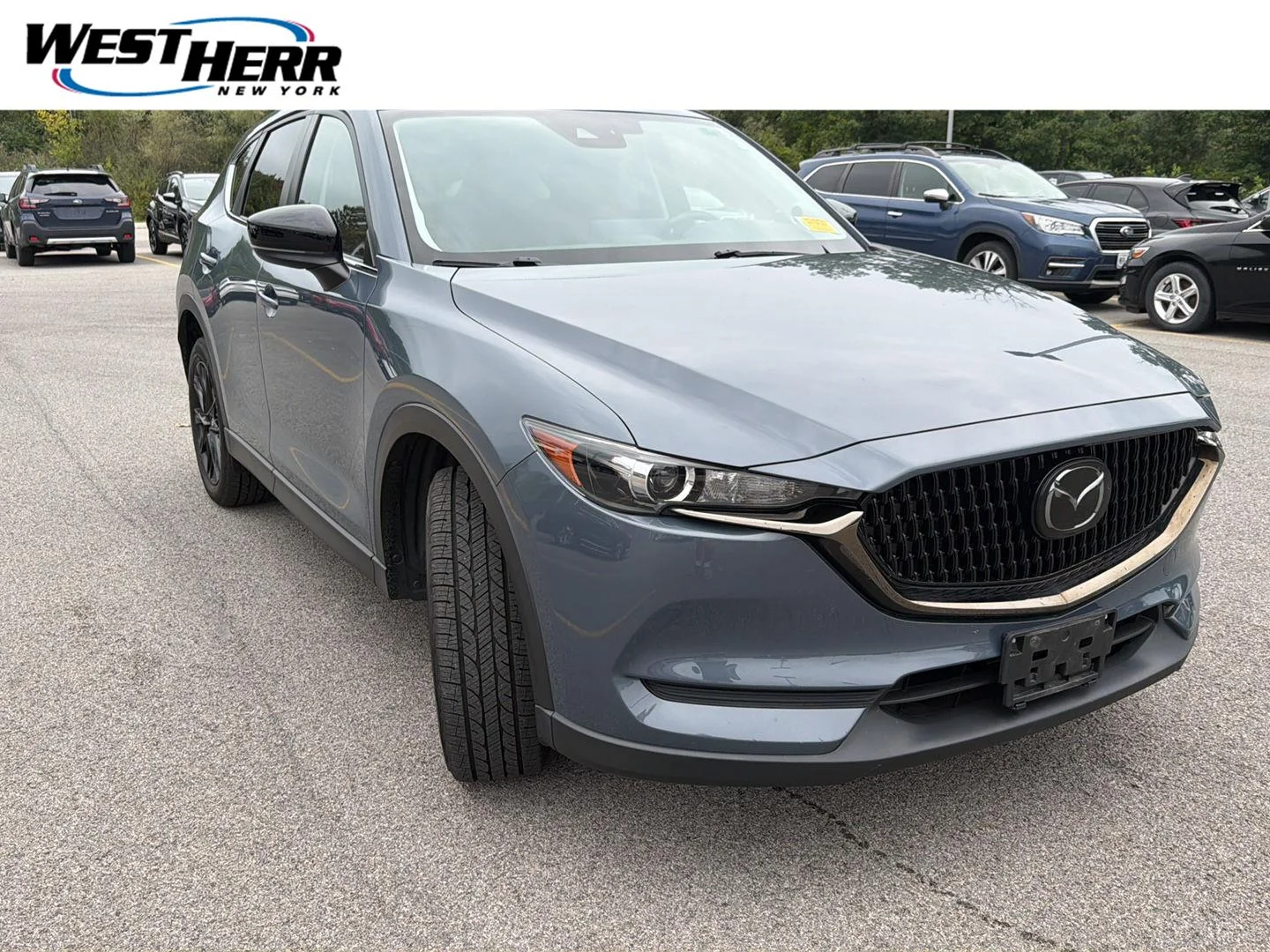 Used 2021 Polymetal Gray Mazda Carbon Edition image 1