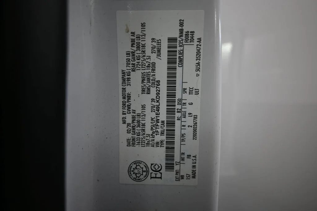 Used 2020 White Ford XLT image 52