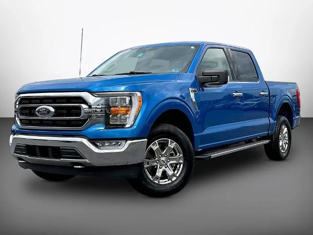 Certified Used 2021 Velocity Blue Metallic Ford XLT image 43