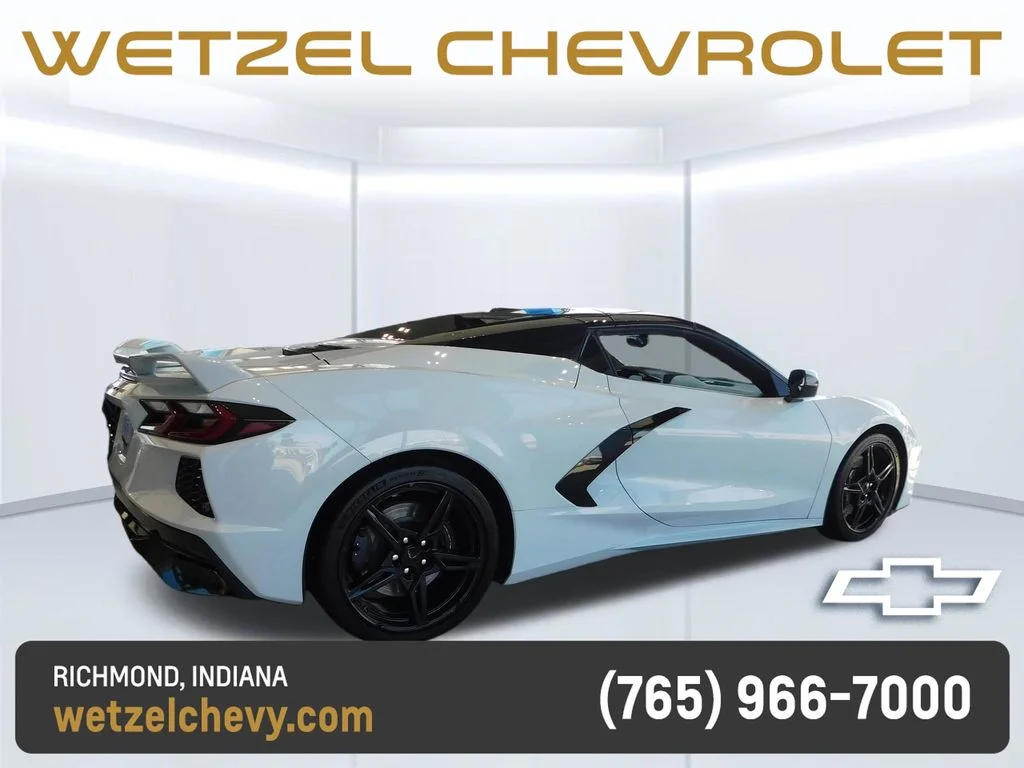 Certified Used 2023 White Chevrolet Stingray image 2