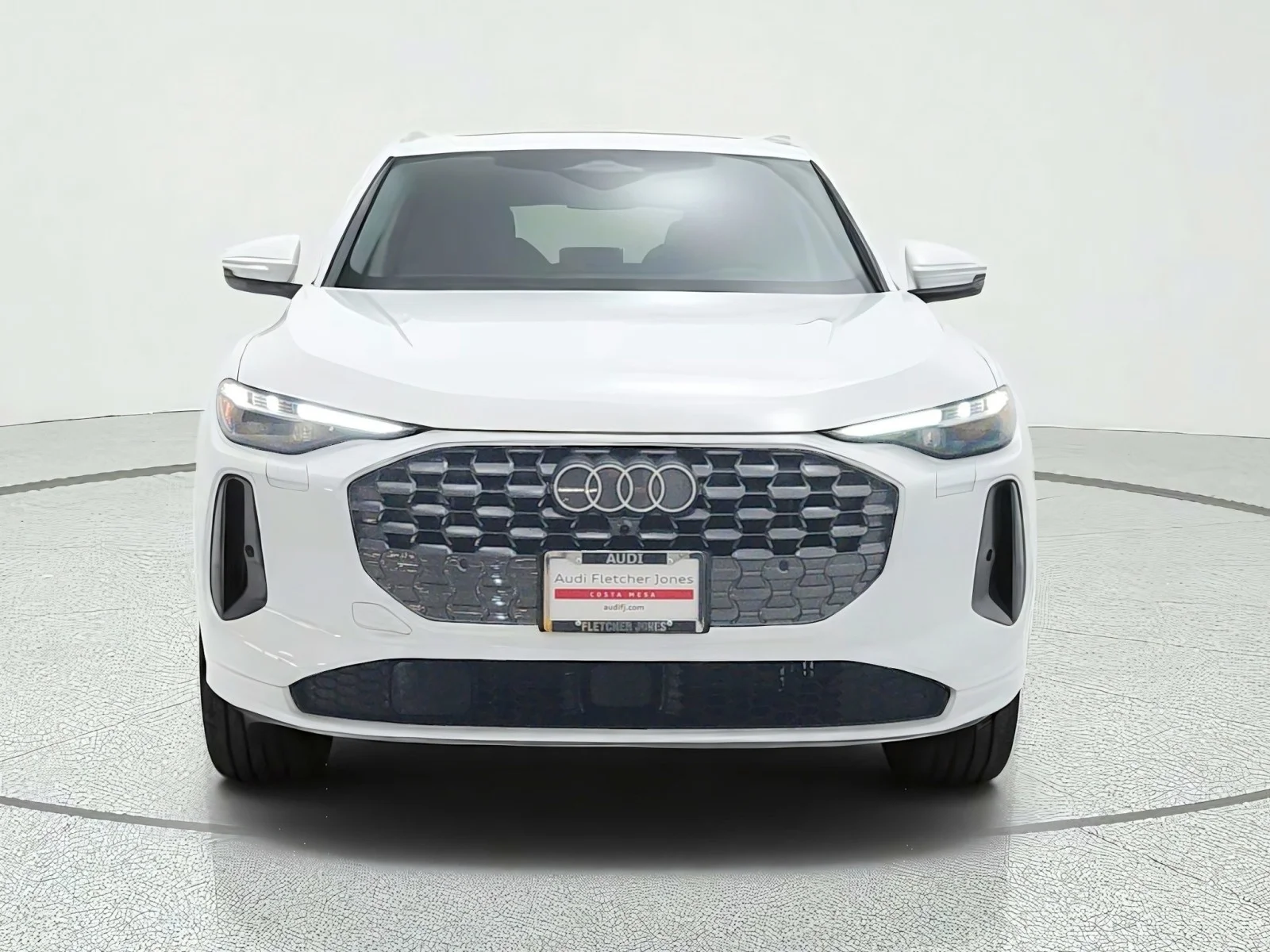 Used 2025 Glacier White Metallic Audi Premium Plus image 2