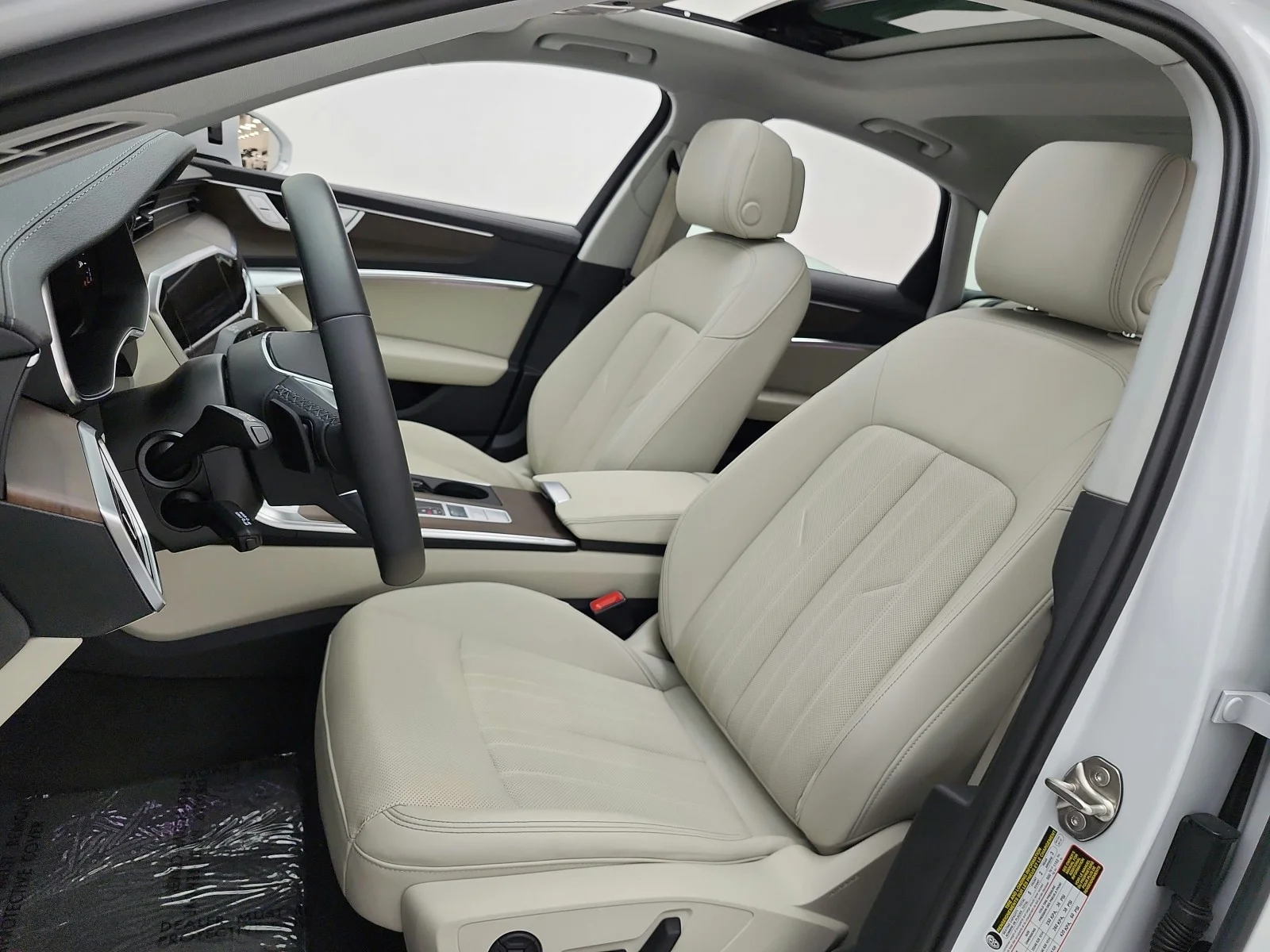 Used 2025 Glacier White Metallic Audi Premium image 10