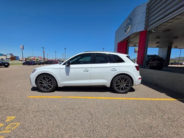 Used 2022 Glacier White Metallic Audi Premium Plus image 9