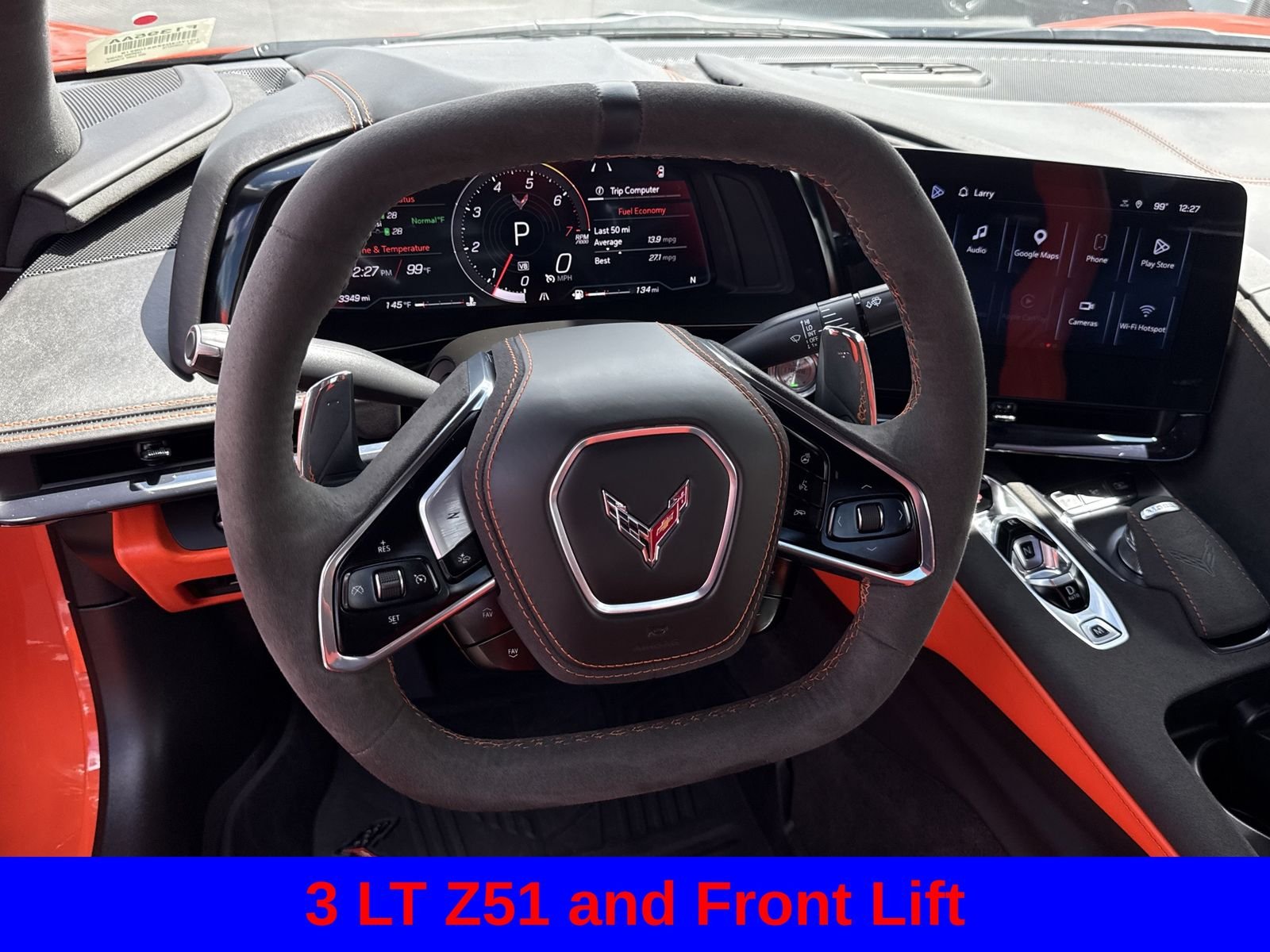 Used 2025 Sebring Orange Tintcoat Chevrolet Stingray image 18