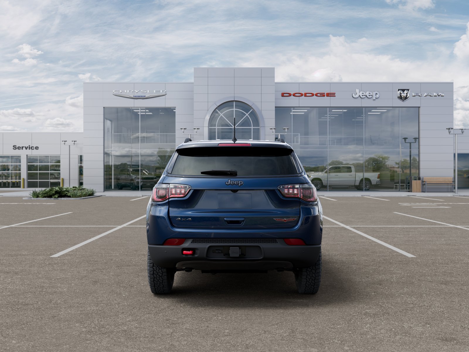 New 2026 Fathom Blue Pearl-Coat Exterior Paint Jeep Trailhawk image 33