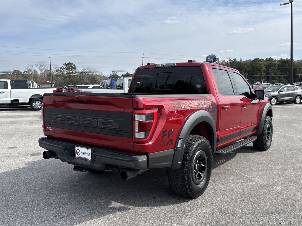 Used 2021 Red Ford Raptor image 4