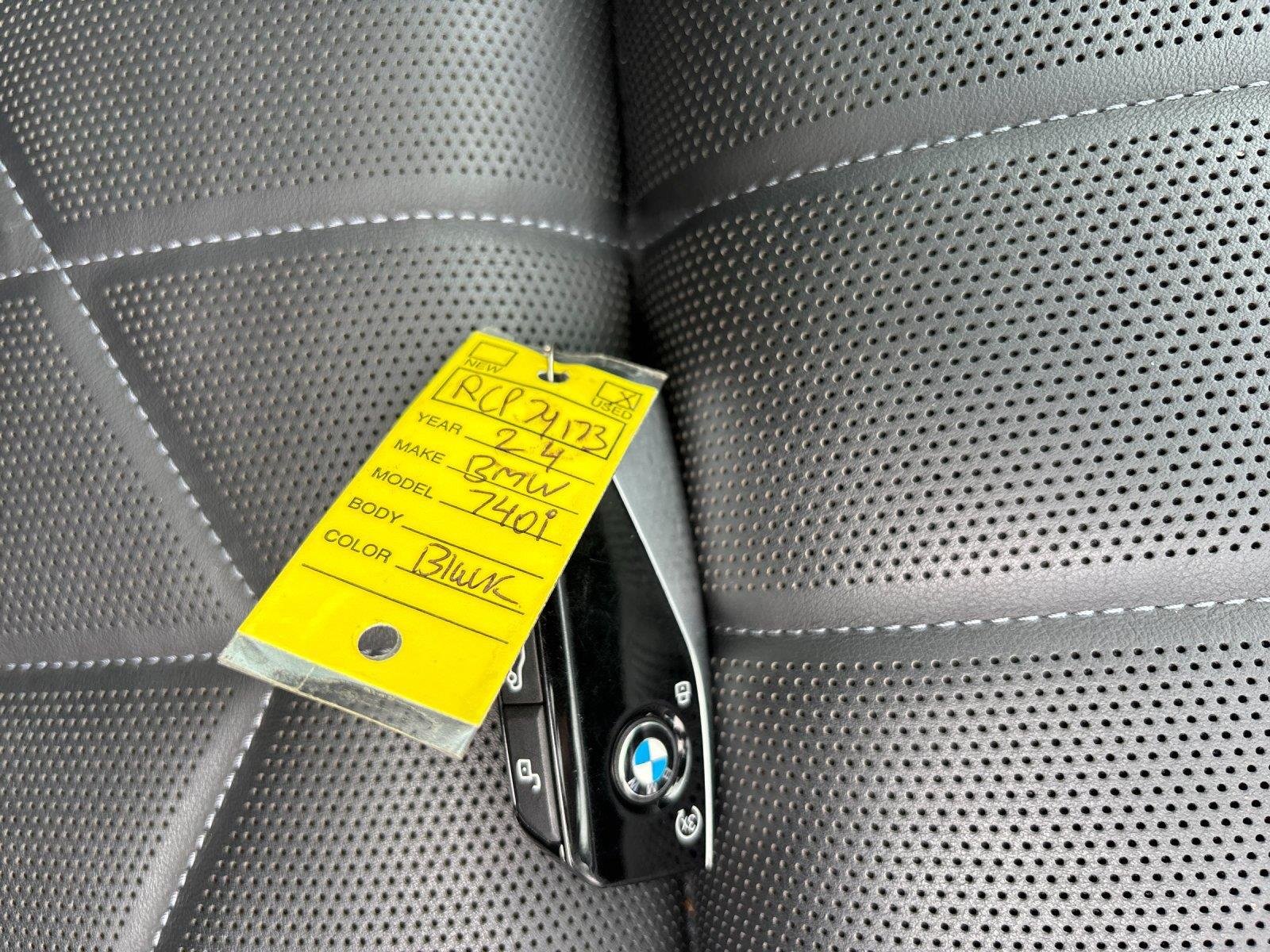 Used 2024 Black Sapphire Metallic BMW 740i image 39