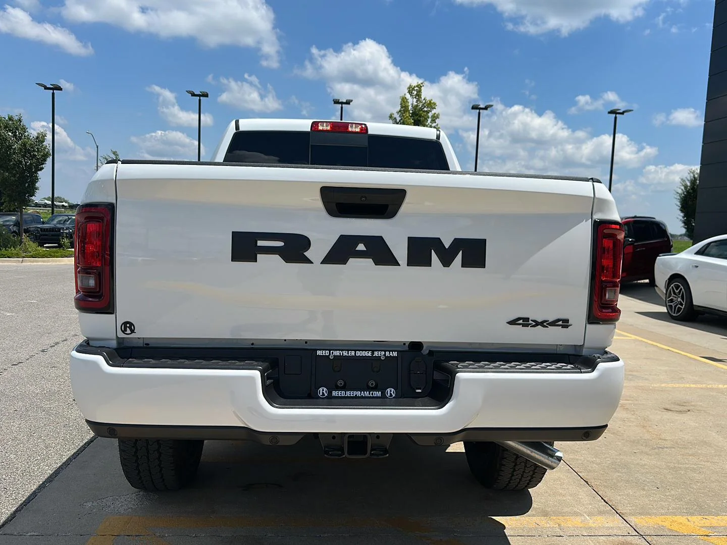 New 2026 Bright White Clearcoat Ram Black Express image 3