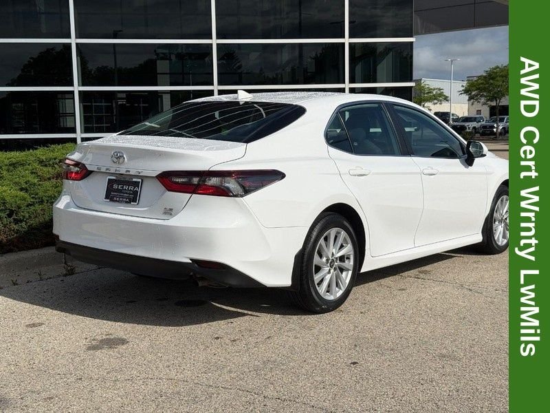 Certified Used 2022 White Toyota LE image 3