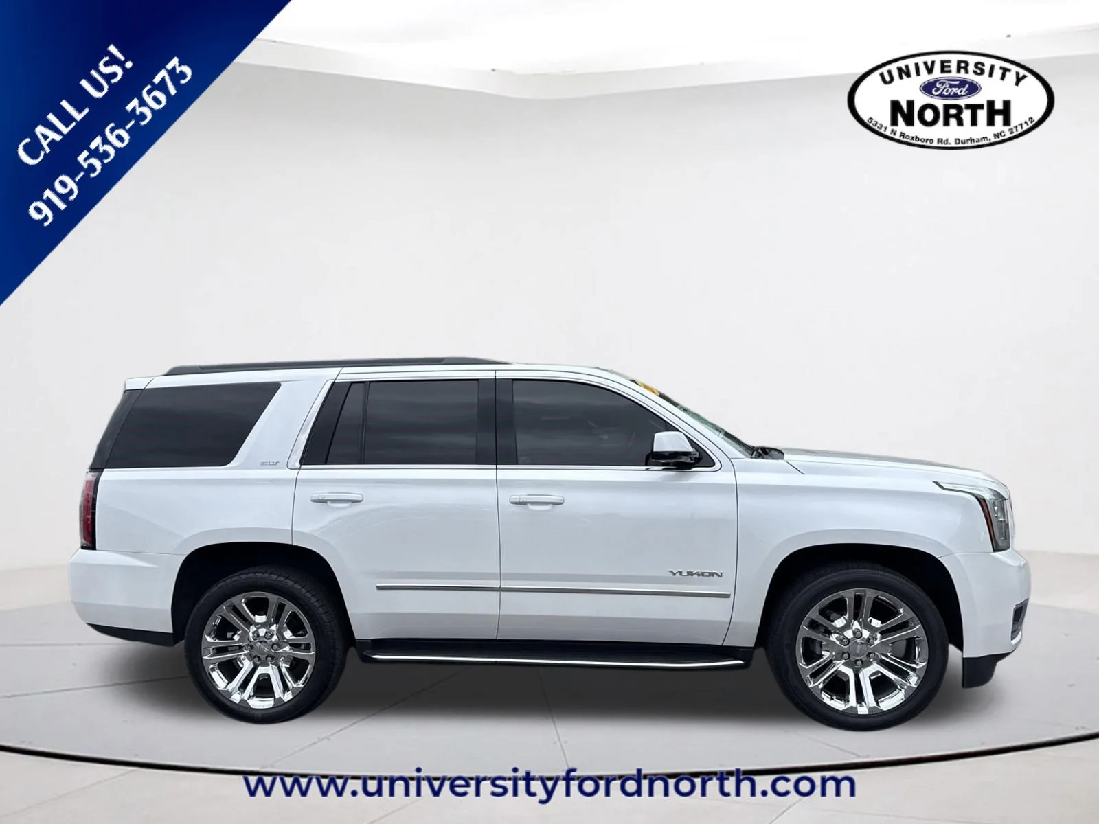 Used 2018 White Frost Tricoat GMC SLT image 8