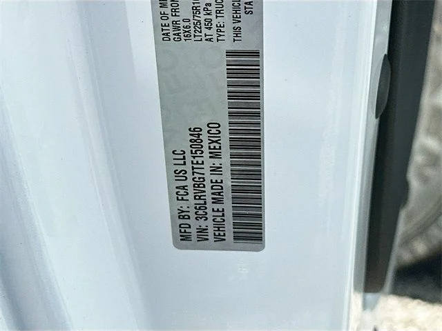 New 2026 Bright White Clear-Coat Exterior Paint RAM Base image 19