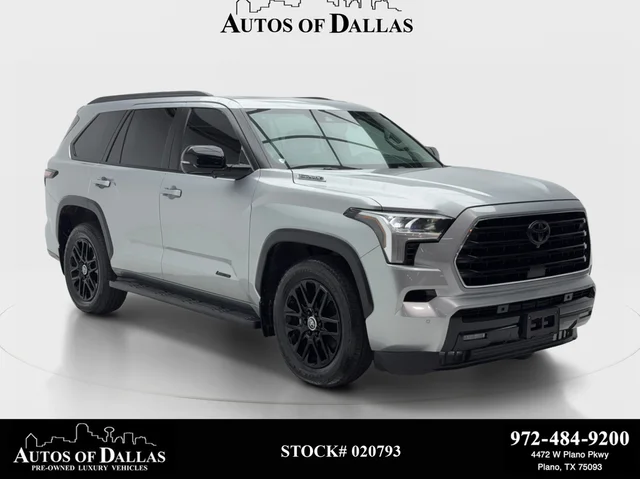 2024 Toyota Sequoia Limited NAV,CAM,SUNROOF,CLMT STS,BLIND SPOT,3RD RO