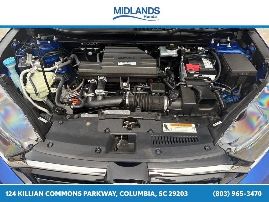 Certified Used 2021 Aegean Blue Metallic Honda EX-L image 20