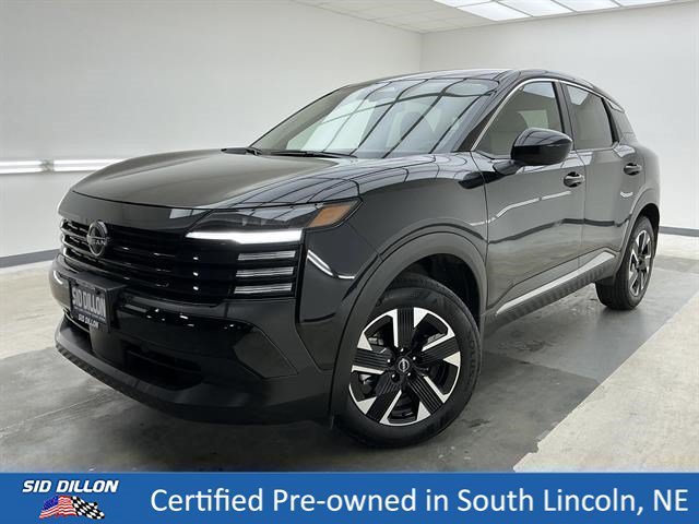 Certified Used 2025 Super Black Nissan SV image 1