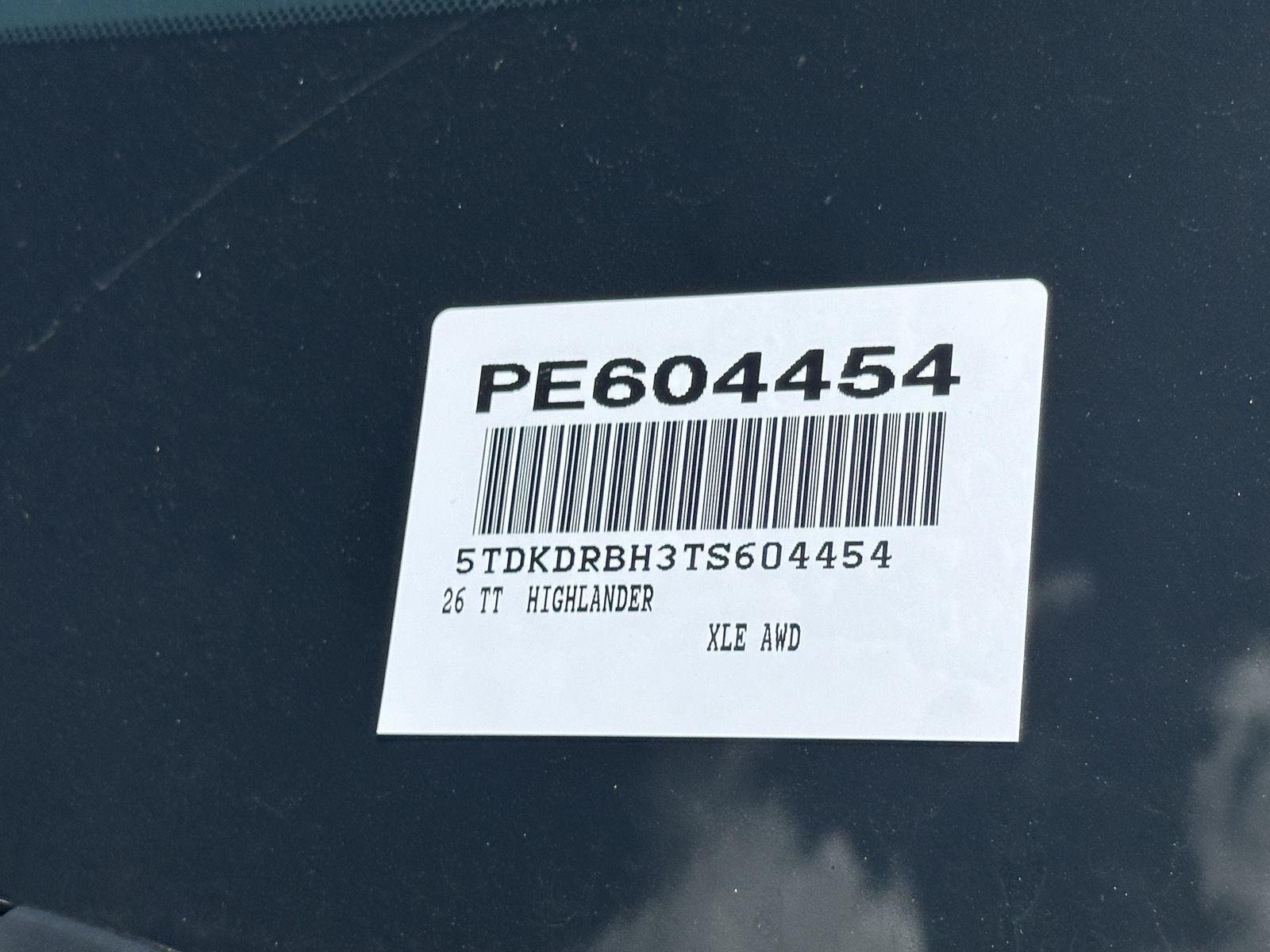 Used 2026 Midnight Black Metallic Toyota XLE image 14