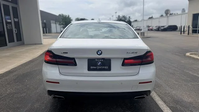 Certified Used 2023 Alpine White BMW 540i xDrive image 4