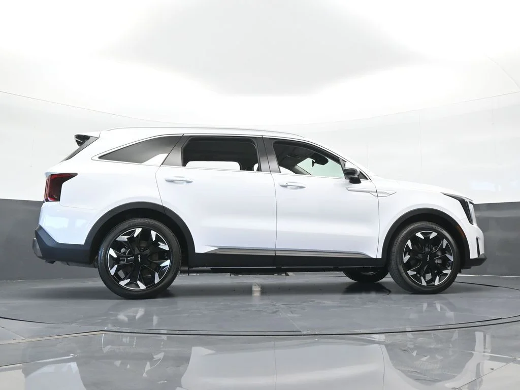 Used 2025 Glacial White Pearl Kia EX image 63