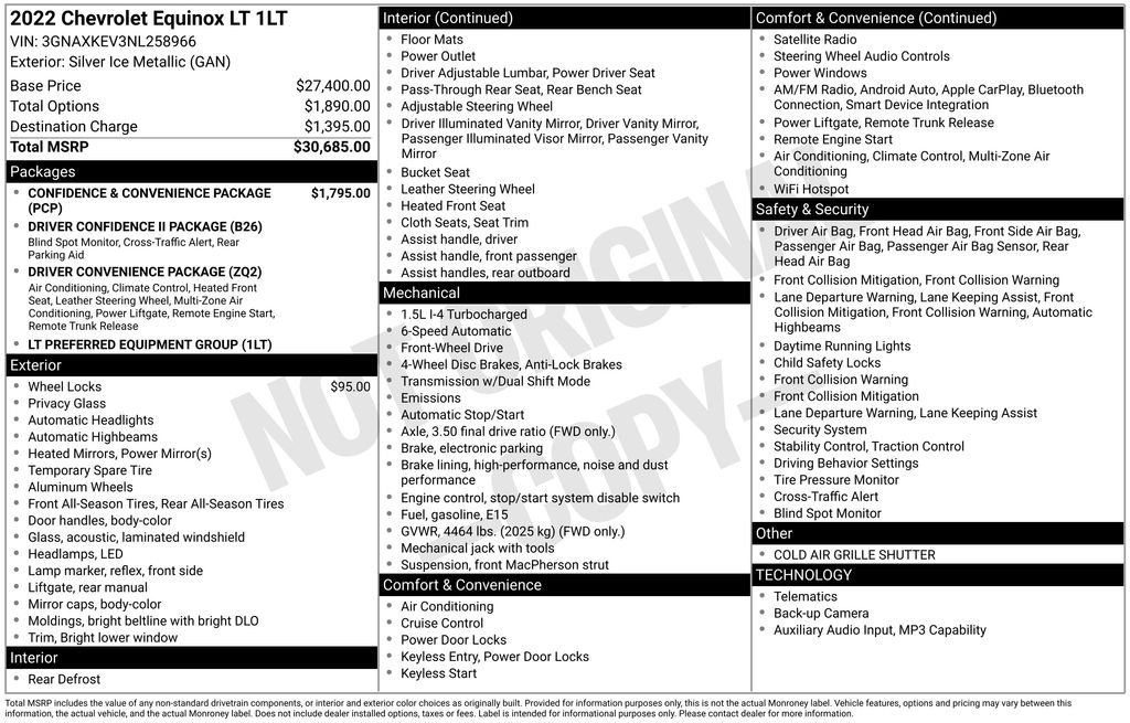 Used 2022 Silver Chevrolet LT image 24