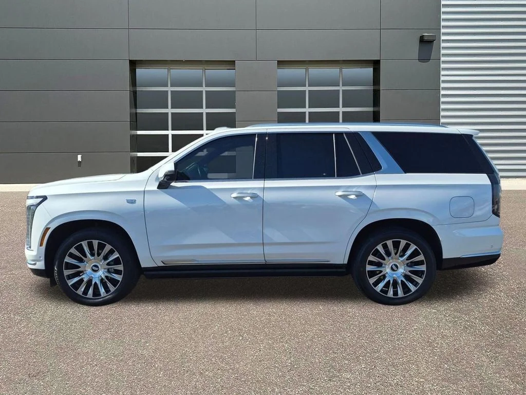 Used 2025 Crystal White Tricoat Cadillac 4WD Premium Luxury Platinum image 9