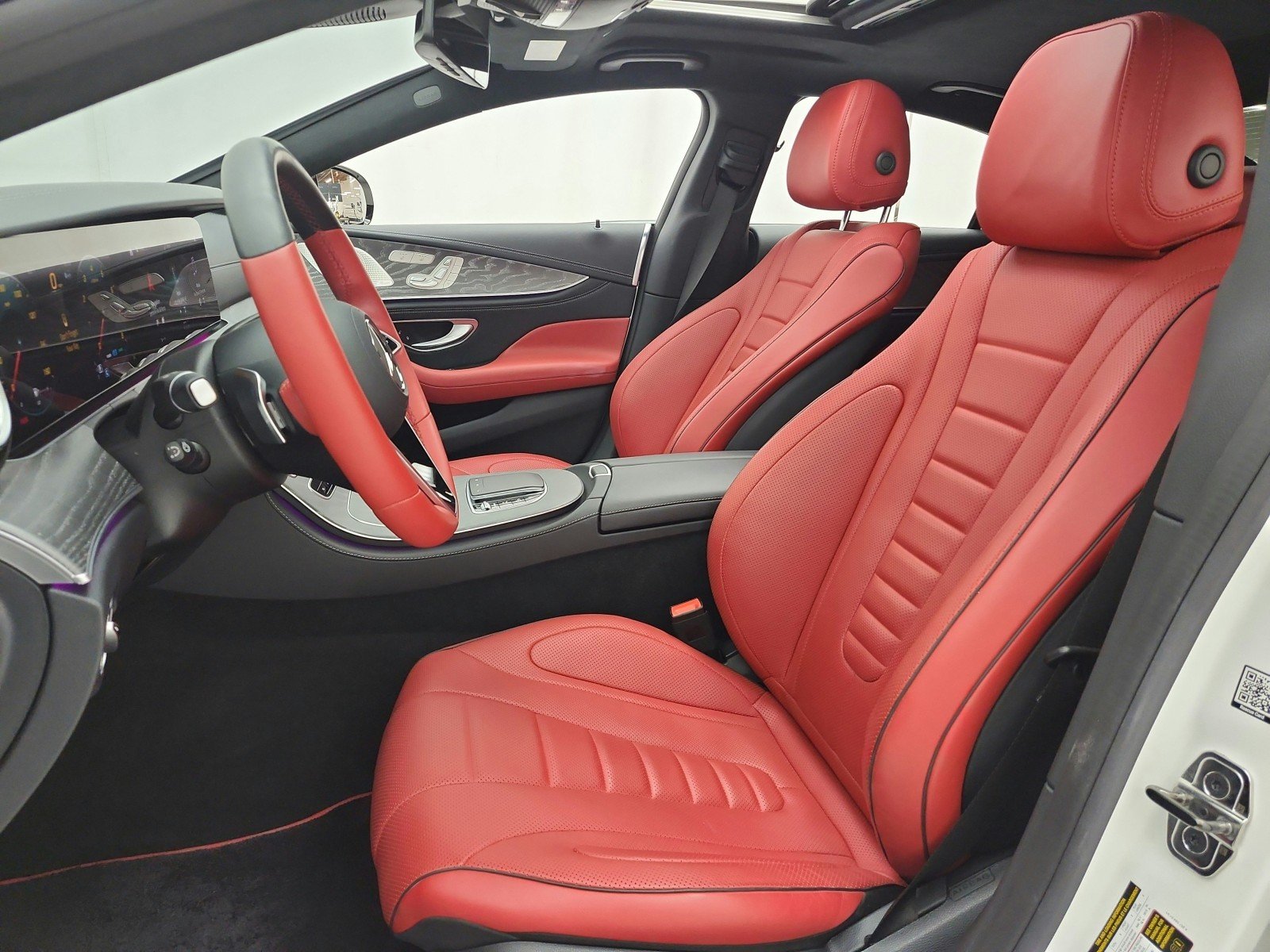 Used 2022 designo Manufaktur Cashmere White Magno Mercedes-Benz CLS 450 4MATIC® Coupe image 13